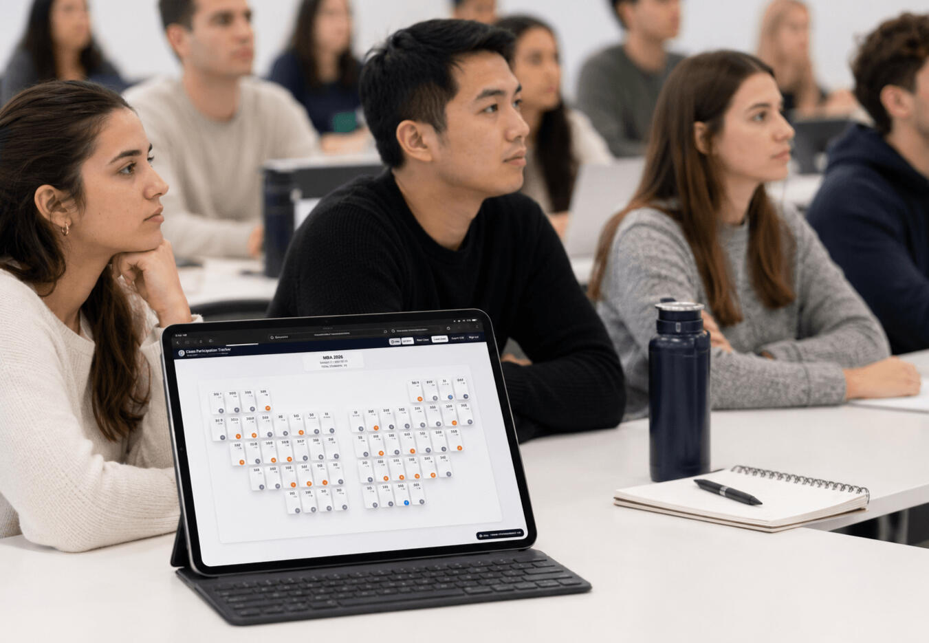 CPT on an iPad iPad showing screenshot during an MBA class