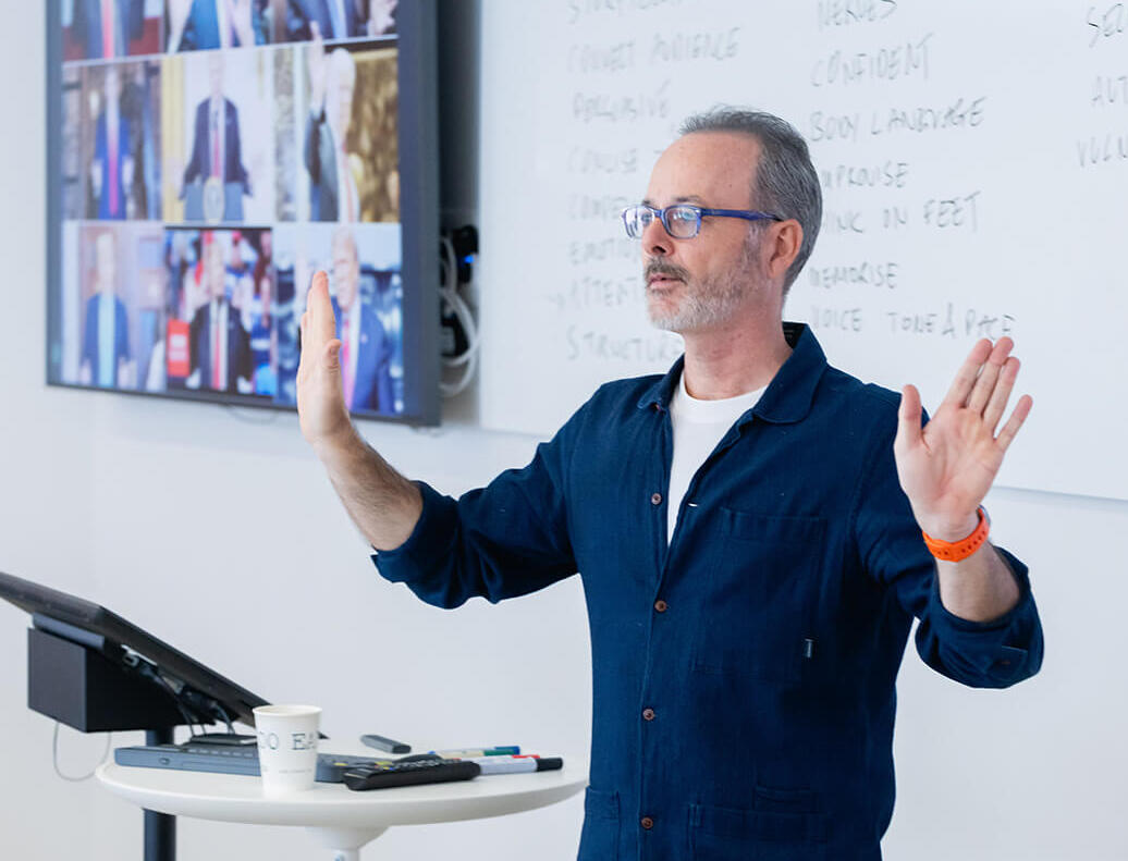 Nicolas Randall Nicolas Randall giving an MBA class